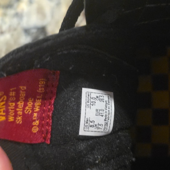 Vans Harry Pottery  Gryffindor High Top Shoes (Read Description) Size 8 1/2 Mens - Picture 7 of 13